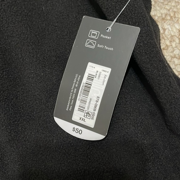 Men’s Xersion Black Winter Pullover Sweatshirt XXL - Picture 4 of 9